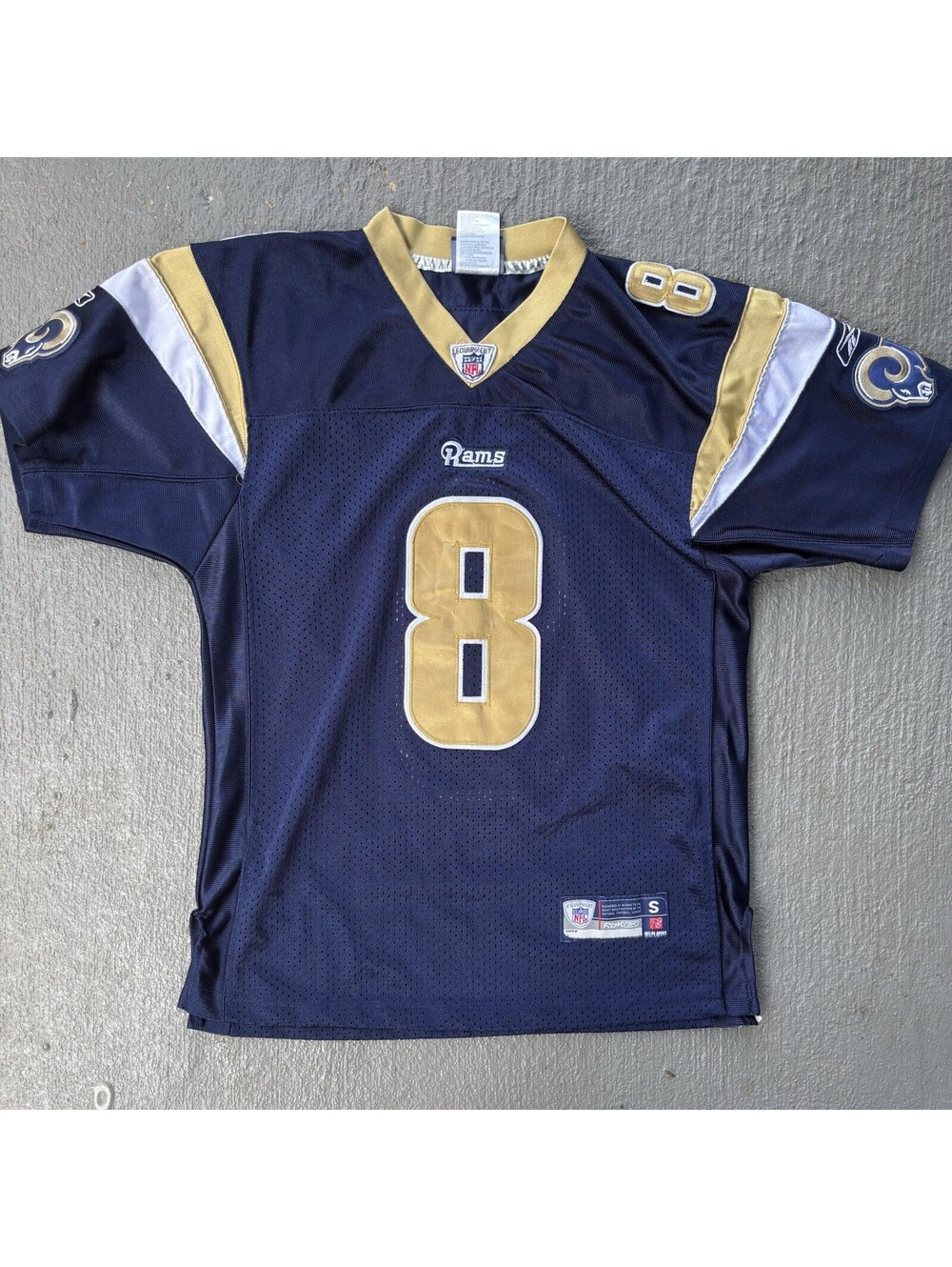 St Louis Rams Sam Bradford #8 Jersey NFL Onfield Reebok YOUTH Small 10-12